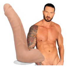 Signature Cocks Ultraskyn Quinton James Dildo with Removable Suction Cup 9.5in