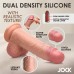 8 Inch Real Skin Silicone Dildo with Balls